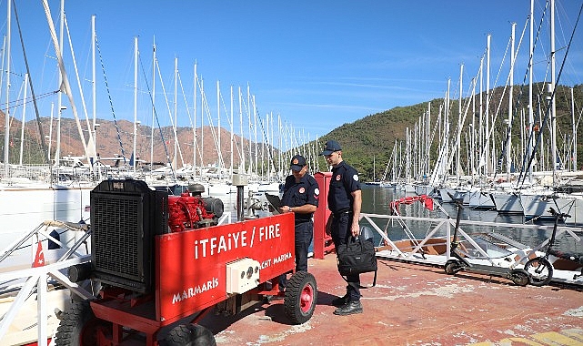 Muğla Büyükşehir Belediyesi İl Genelinde Kıyı Tesislerinde Kapsamlı Yangın Denetimi Gerçekleştirdi- Haber Seansı