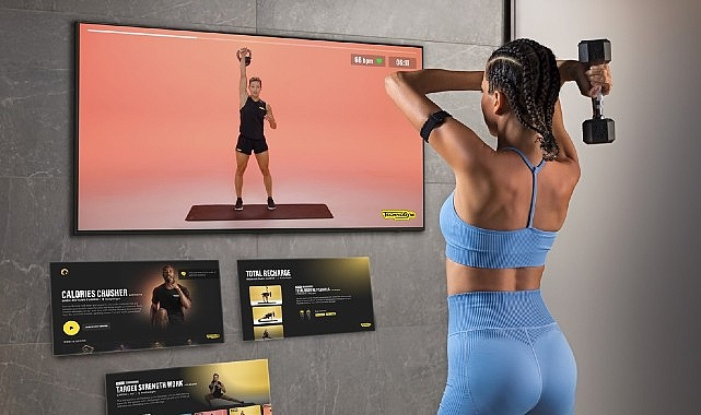 Samsung TV’lerde sunulan evde fitness deneyimi Technogym egzersizleriyle zenginleşiyor- Haber Seansı