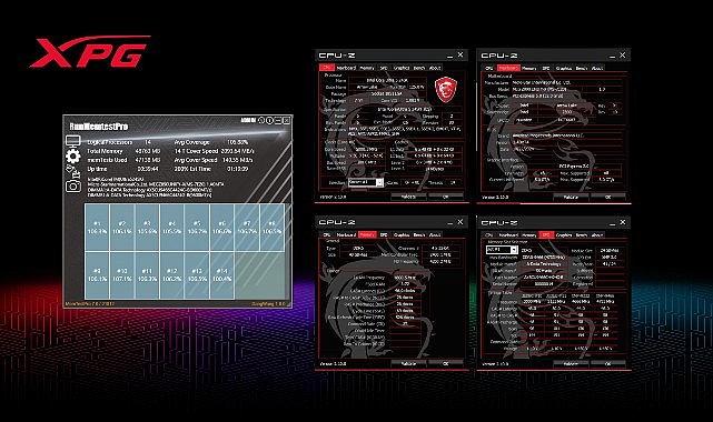 ADATA, Intel ve Önemli Anakart Markalarıyla İş Birliği Yaparak Akıcı Hız Aşırma Deneyimi Oluşturuyor- Haber Seansı