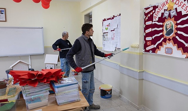 Balçova Belediyesi’nden okullara boyama desteği- Haber Seansı