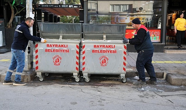 Bayraklı’da çöp konteynerleri yenileniyor- Haber Seansı