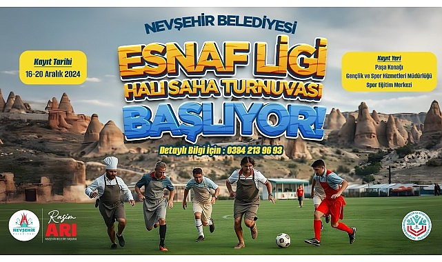 Esnaf Ligi Halı Saha Futbol Turnuvası Düzenlenecek- Haber Seansı