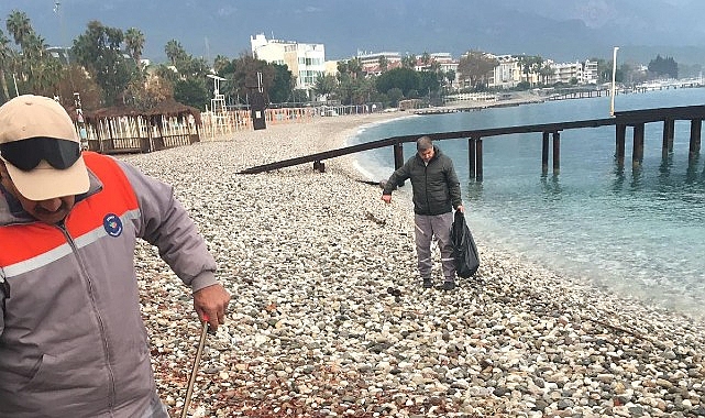 Kemer’de mıntıka temizliği- Haber Seansı