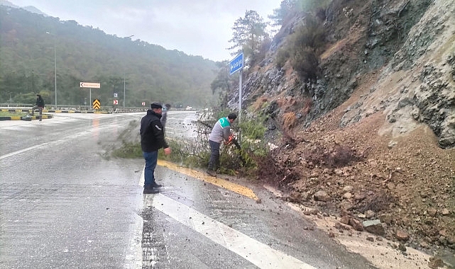 Kemer’de toprak kayması- Haber Seansı