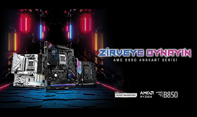 ASRock Rakipsiz Performansa Sahip Yeni AMD B850 Serisi Anakartlarını Tanıttı- Haber Seansı