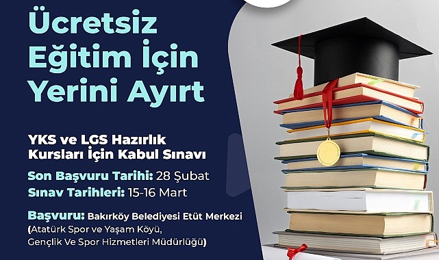 Bakırköy Belediyesi’nin YKS ve LGS Hazırlık Kursları İçin Başvurular Başladı- Haber Seansı