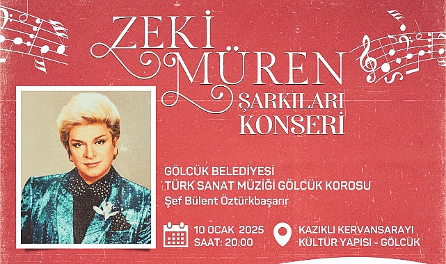 Gölcük Belediyesi, Türk müziğinin efsane ismi Zeki Müren’i anmak üzere özel bir gece düzenleyecek. – Haber Seansı