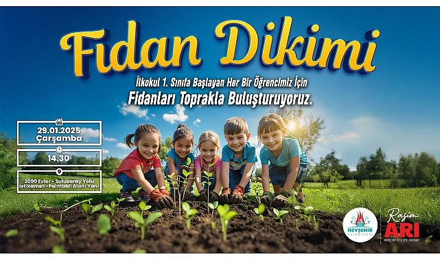 İlkokul 1. Sınıf Öğrencileri için 1 Fidan Dikiyoruz- Haber Seansı