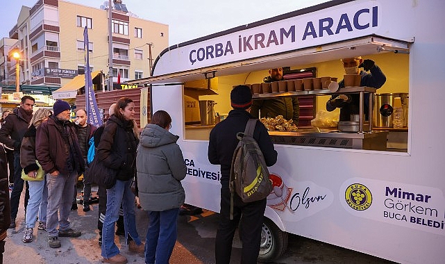 Bucalılar sıcak çorba ikramından memnun kaldı- Haber Seansı