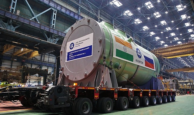 Rosatom, Hindistan’daki Kudankulam NGS’nin 6. Güç Ünitesi İçin Reaktör Kabını Sevk Etti- Haber Seansı