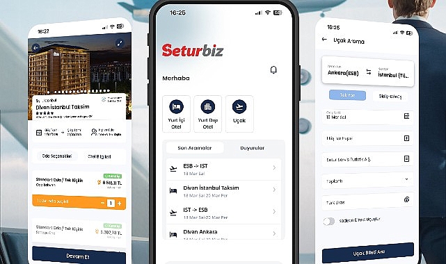 Seturbiz ile iş seyahatlerinizi şimdi mobilden planlayabilirsiniz- Haber Seansı