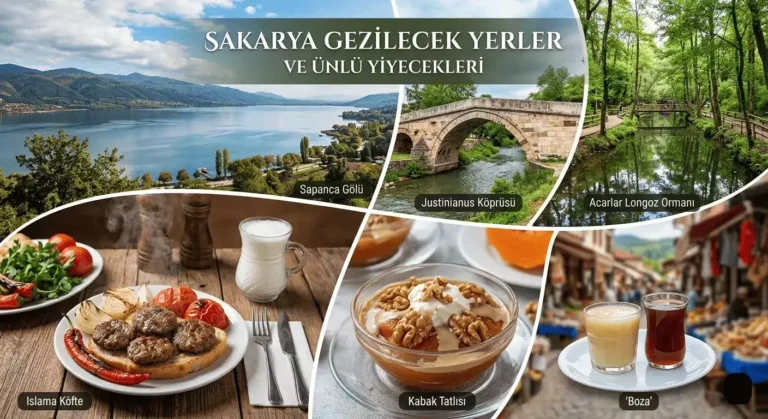Sakarya Gezilecek Yerler ve Ünlü Yiyecekleri