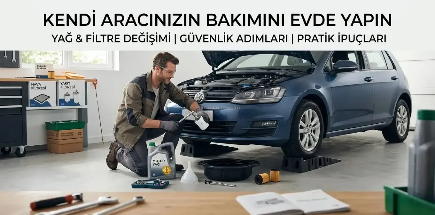 Otomobiliniz İçin Evde Yapabileceğiniz Basit Kontrol Ve Bakımlar