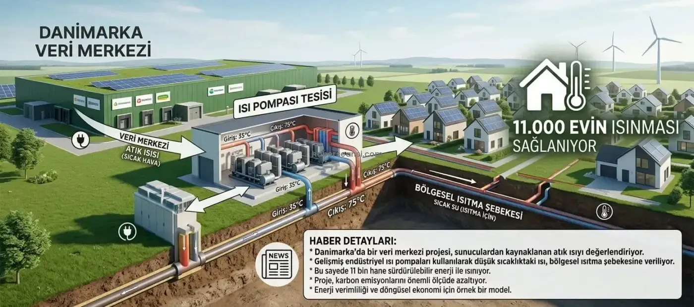 Meta’nın Danimarka Projesi: Atık Isı Nasıl Enerjiye Dönüştürülüyor?